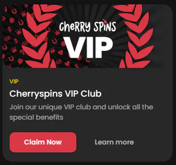 Cherry Spins VIP promotion